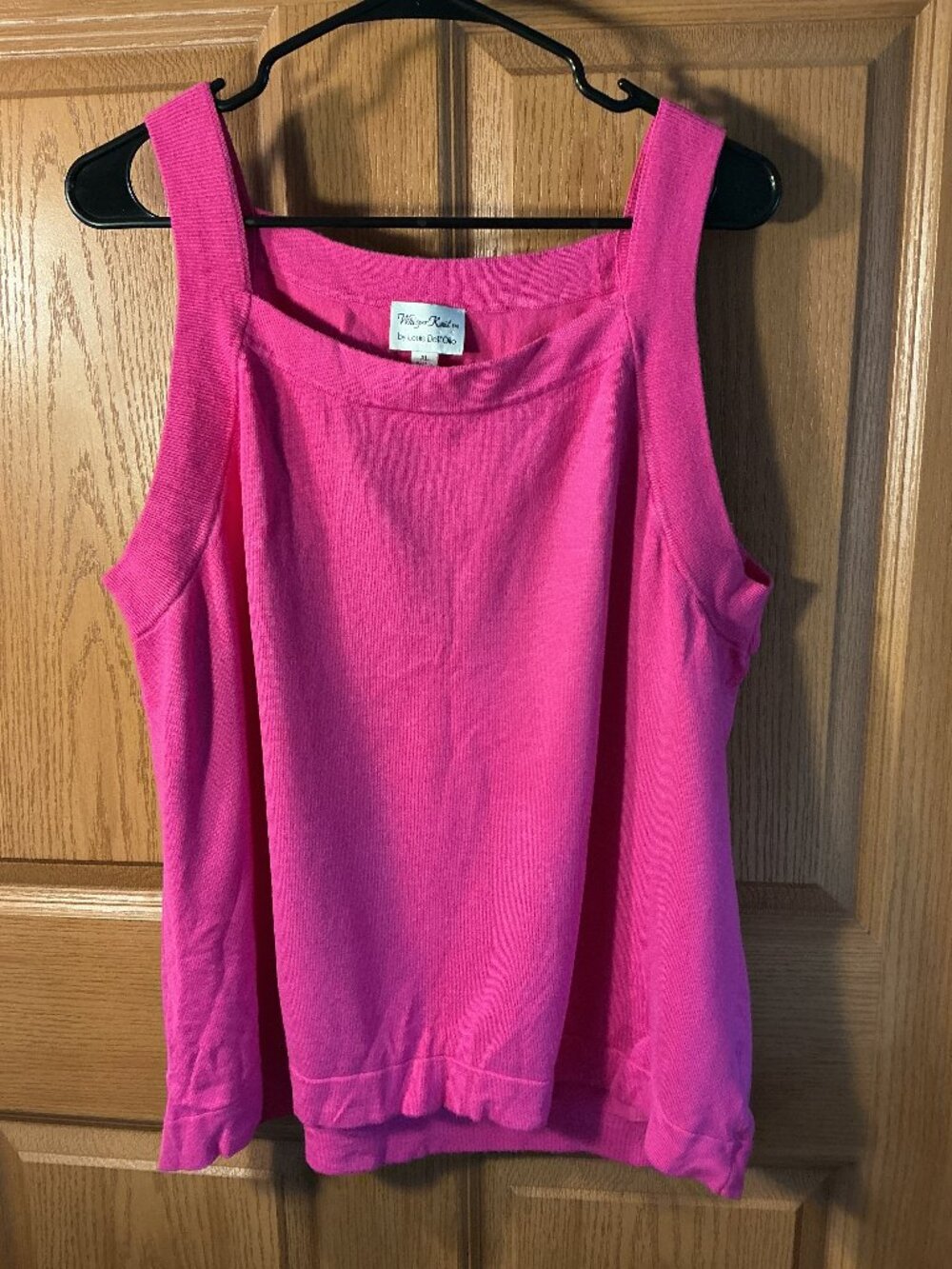 Missy Kees Hot Pink Wide-Strap Tank Top